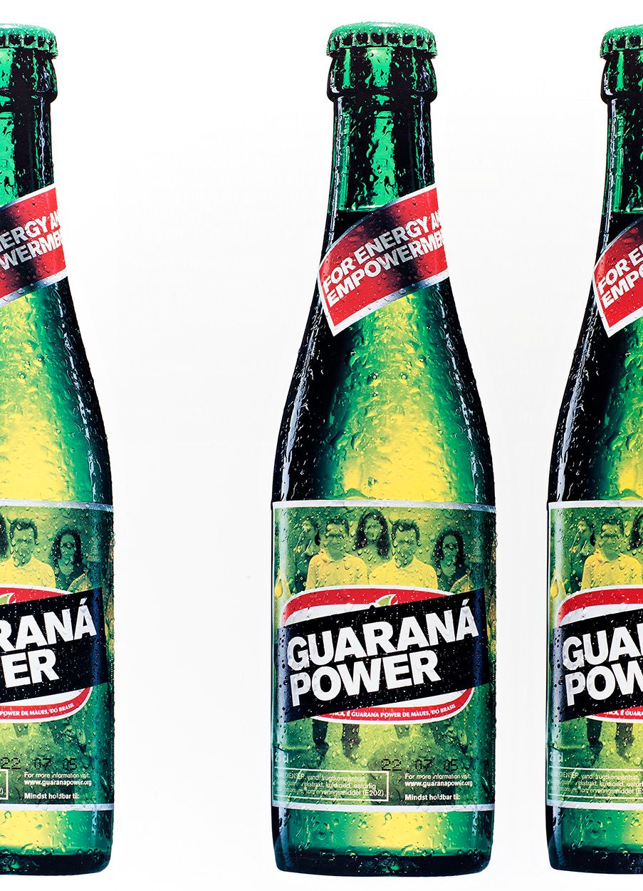 Superflex guarana power advertising bottle